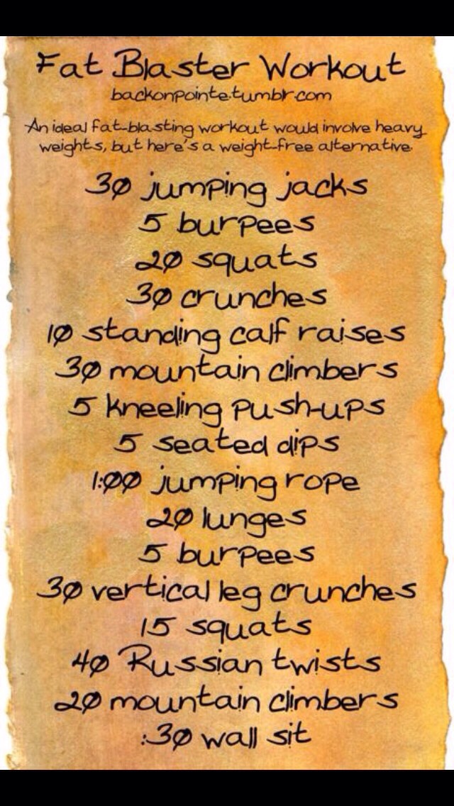 Fat Blaster Abb Workout