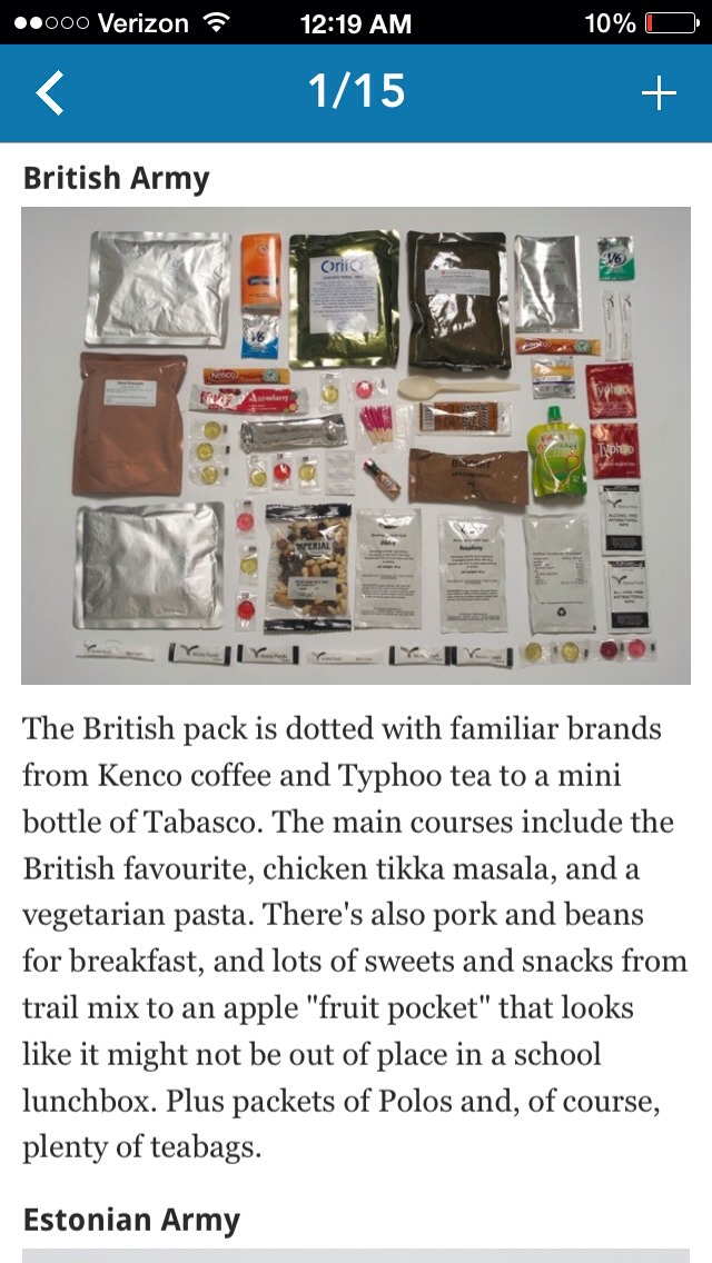 International Army Food Rations From Around The World 🌍🌎🌏