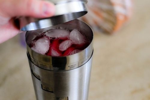 Put the lid on and shake like CRAZY!!