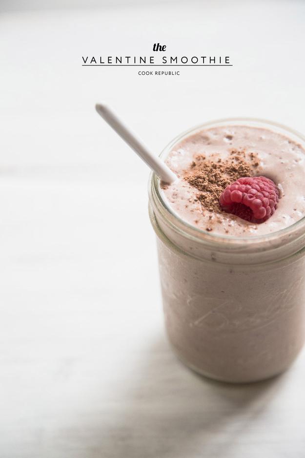 1. Chocolate Raspberry Fig Smoothie
