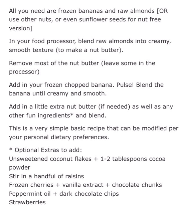 Banana & Almond Butter Ice Cream