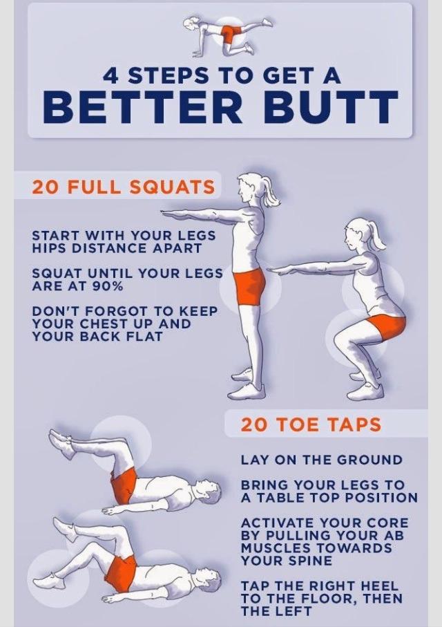 4 Steps To A Better Butt!