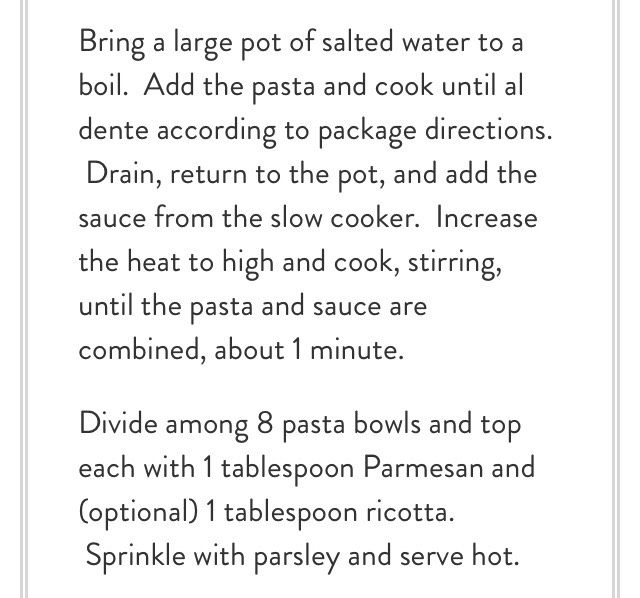 SLOW COOKER BEEF RAGU