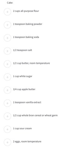 Ingredients