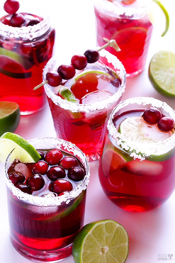 Method

Stir all ingredients together until blended. Serve over ice in sugar- or salt-rimmed glasses, garnished with fresh cranberries and lime wedges if desired.