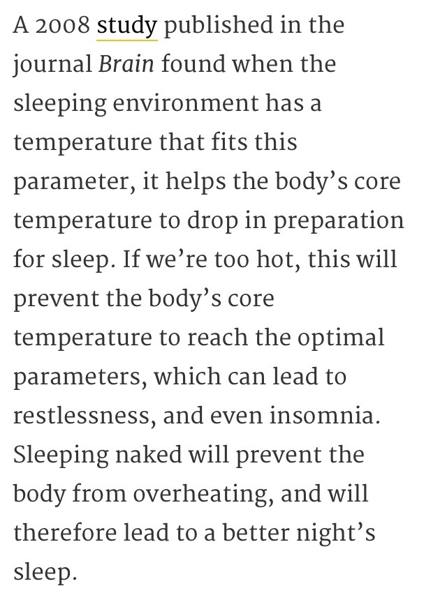 Reasons You Should Sleep Naked! 💤💦