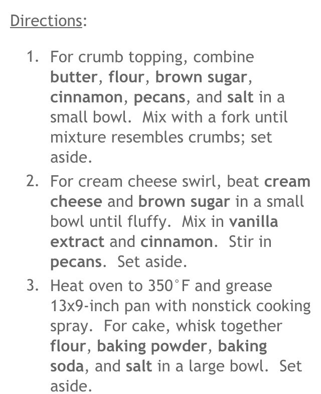 Cream Cheese Coffee Cake 😝 