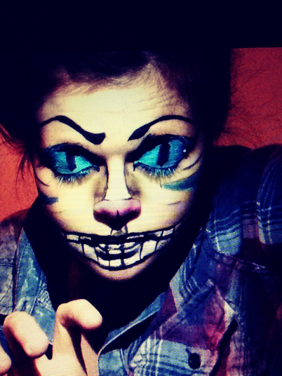 Alice In Wonderland Inspired Face Paint