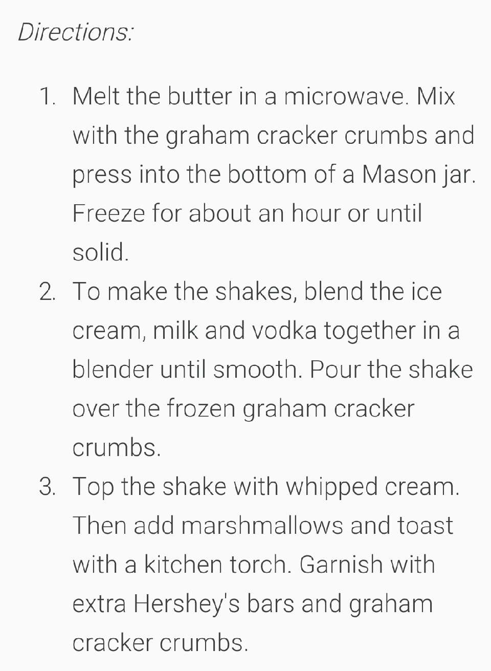 Smore's + Booze = Heaven 