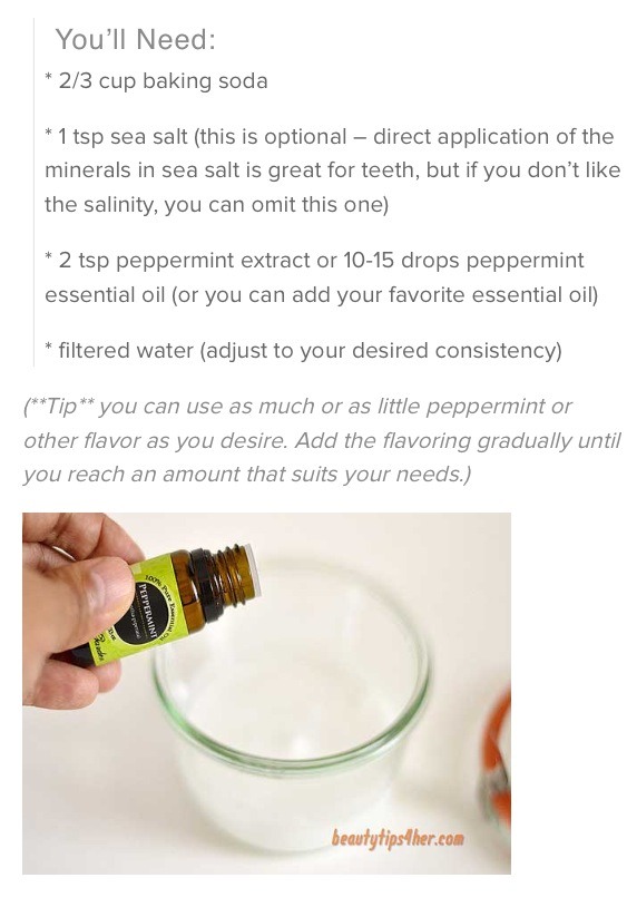 Homemade Natural Toothpaste👌