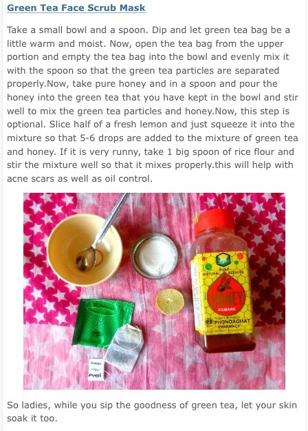 5 Homemade Green Tea Face Packs 👧🍵