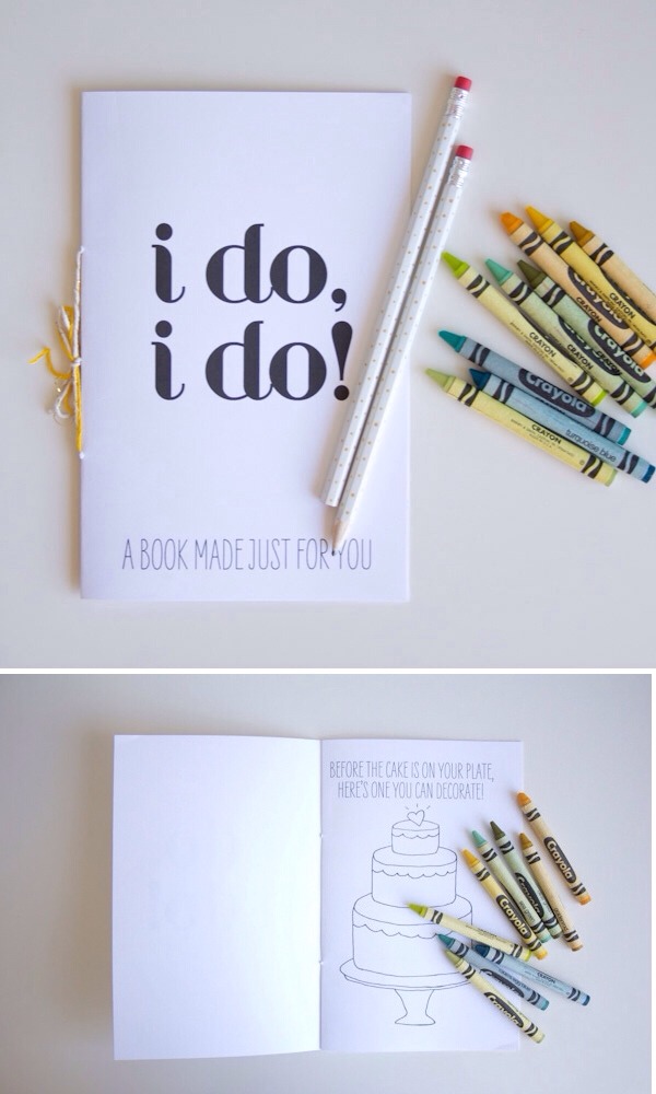 -> A special coloring book just for the kids