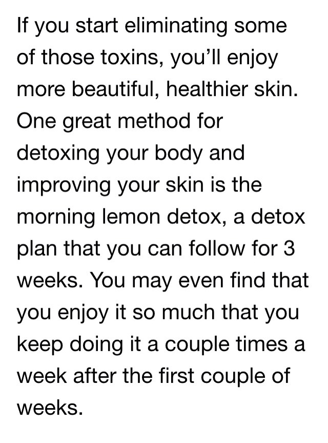 21 Day Morning Detox Routine for Gorgeous Skin