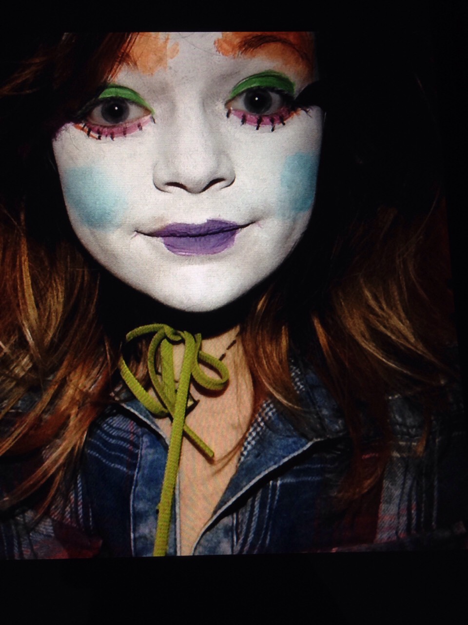 Alice In Wonderland Inspired Face Paint