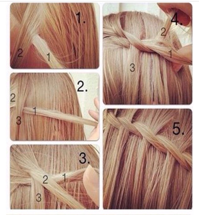 How To Make A Water  Fall Braids