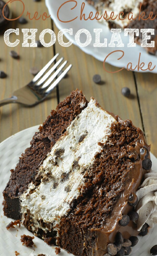 Oreo Cheesecake Chocolate Cake!