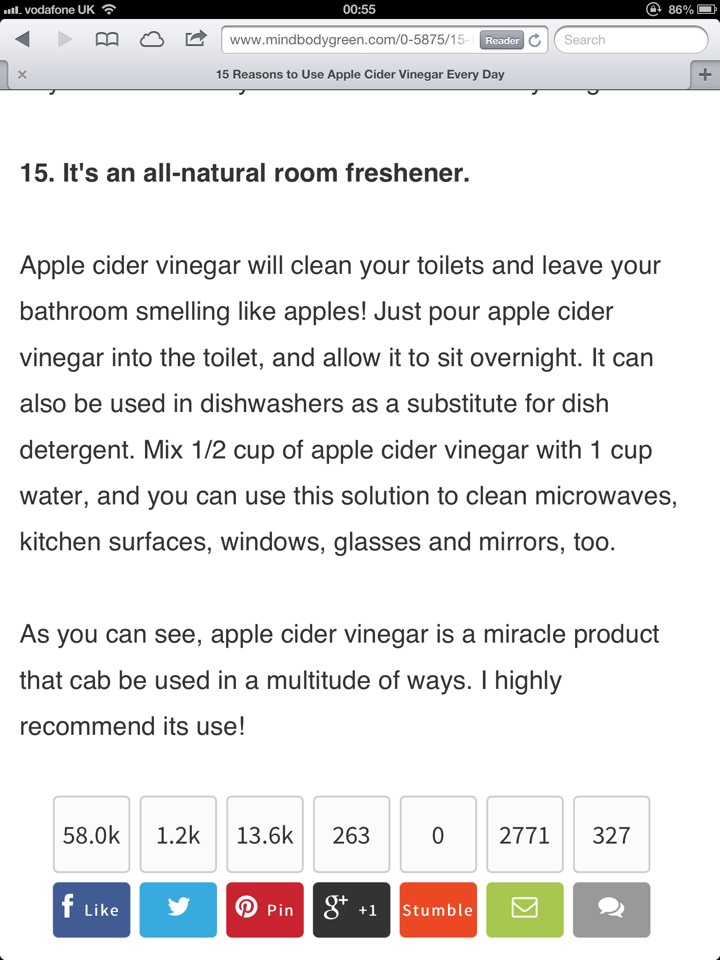 15 Reasons to Use Apple Cider Vinegar Every Day