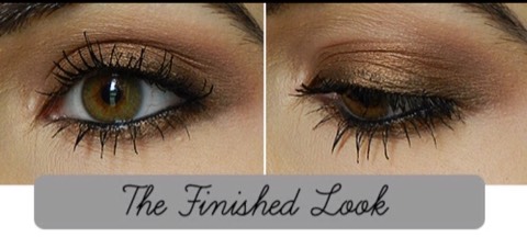 Gold Bronze Eye Makeup 😍😱👍🏻💯