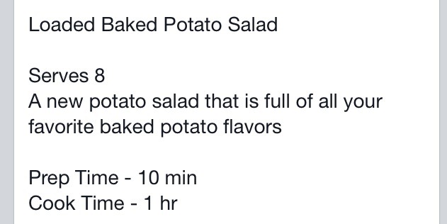 Loaded Bake Potato Salad