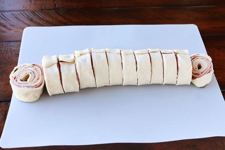 Hot Ham And Cheese Rolls