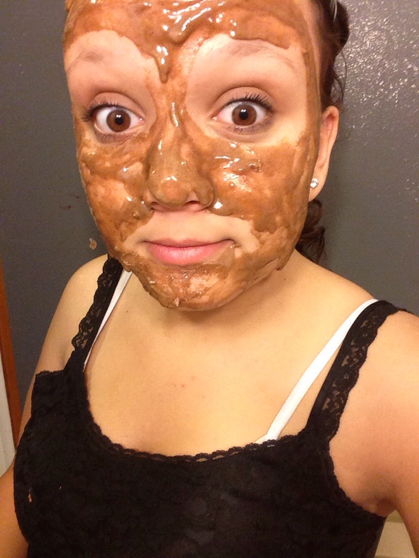 Put the paste wherever needed. Remember to pin back your hair!