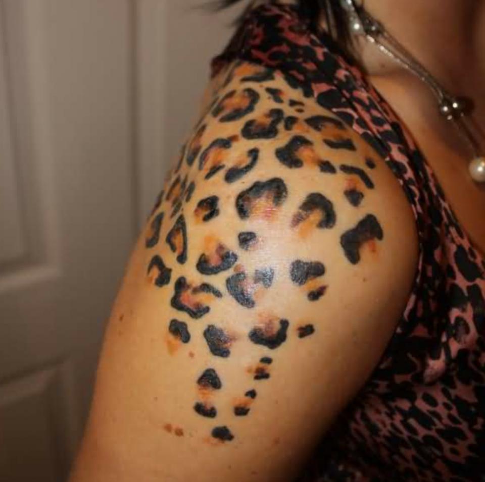 Beautiful Leopard Print Tattoos For Women!!