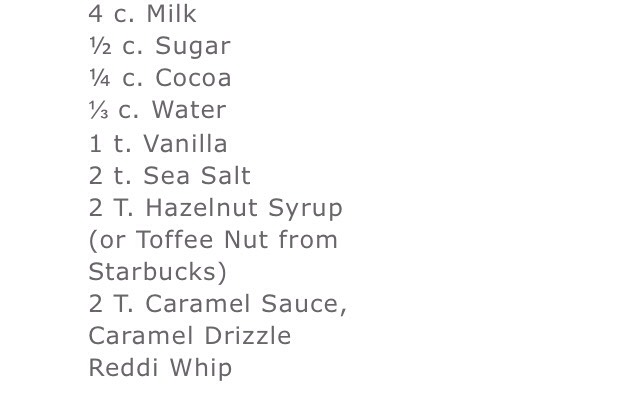 STARBUCKS SALTED CARAMEL HOT CHOCOLATE! 