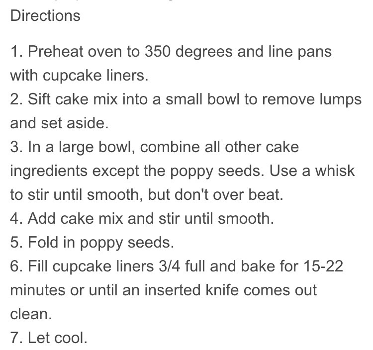 Blueberry Lemon Poppyseed Cupcakes.