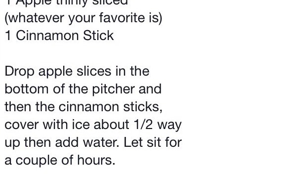 Apple Cinnamon Detox Water 