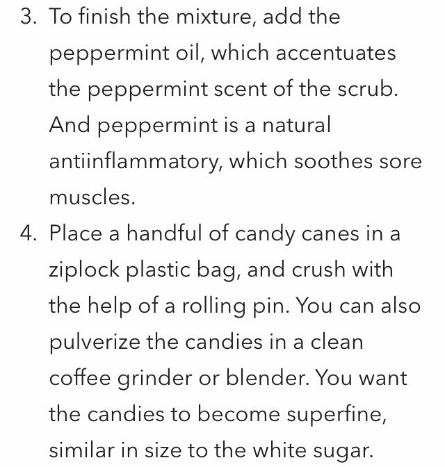 Candy Cane Peppermint Sugar Scrub
