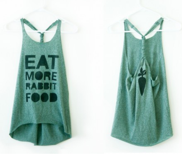 simple DIY workout shirt that is super easy and stylish (: