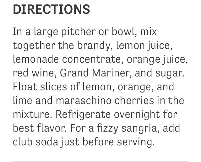 Festive Sangria