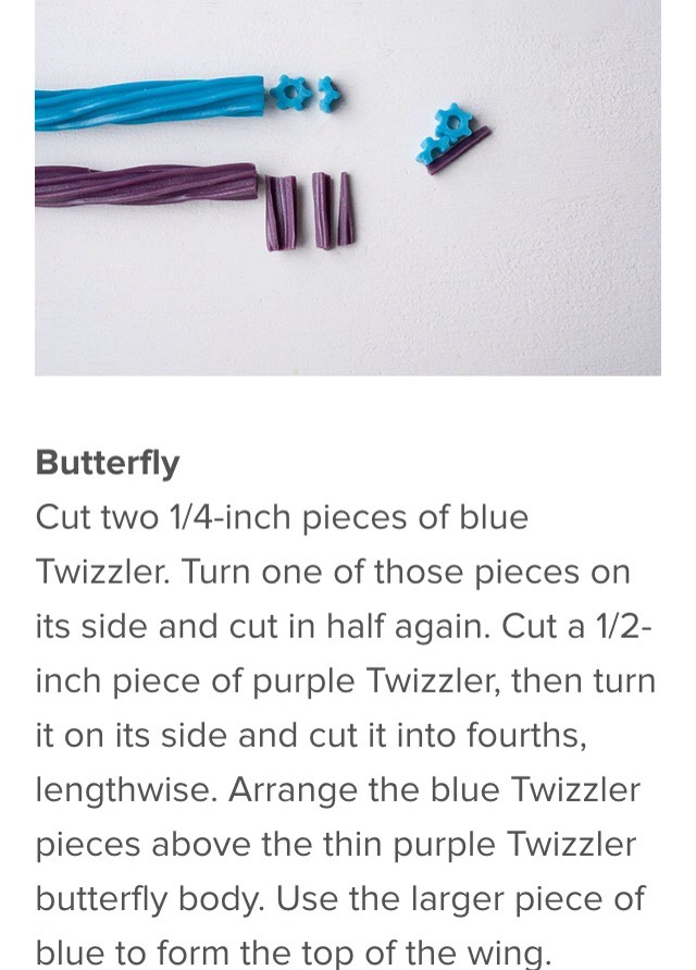 TWIZZLER FLOWER TOPPERS FOR THE PERFECT SPRING CAKE