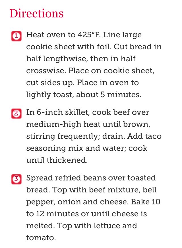 French Bread Taco Pizza