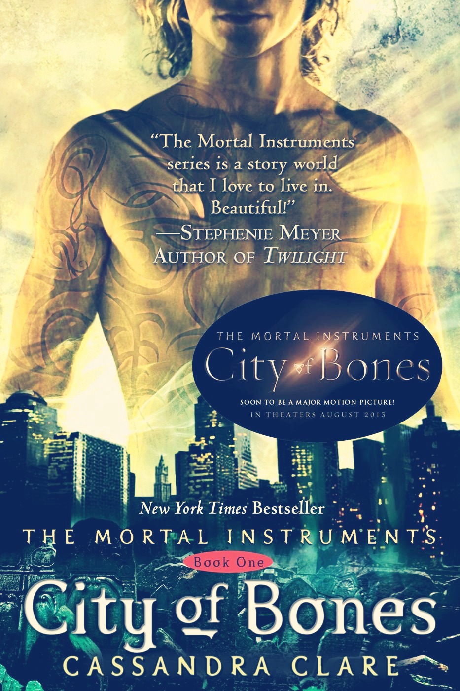 The mortal instruments: city of bones ;) this book is really bad a$$ and there are twist and turns that always keep you on the edge of your chair