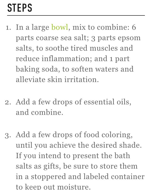 Homemade Spa Gift