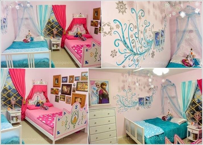 Frozen Movie Inspired Kids Bedroom Ideas