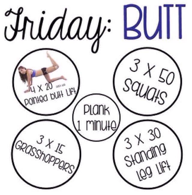 Weekday Workout For Sexy Body😉
