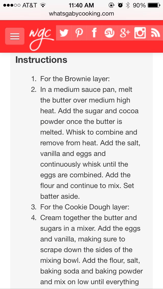 Chocolate Chip Cookie Oreo Brownies "slutty brownies"