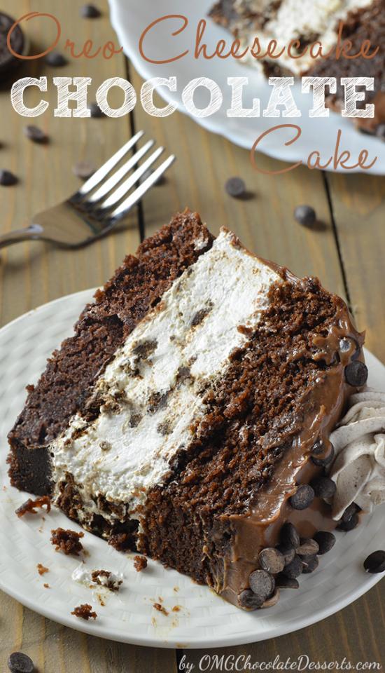 Oreo Cheesecake Chocolate Cake 