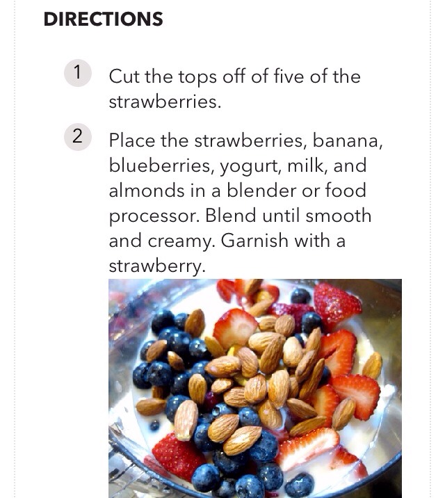 Snack Attack: Almond Berry Banana Yogurt Smoothie
