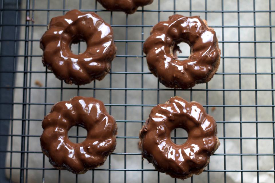 Chewy Chocolate Hazelnut Cookies 