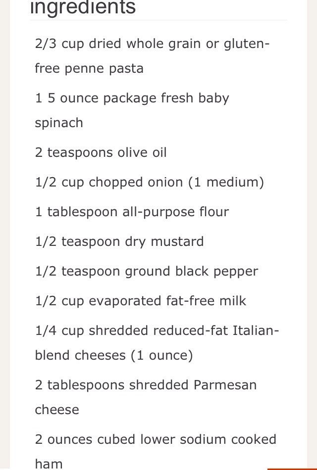 🌀 HAM AND SPINACH 2 CHEESE PASTA 🌀