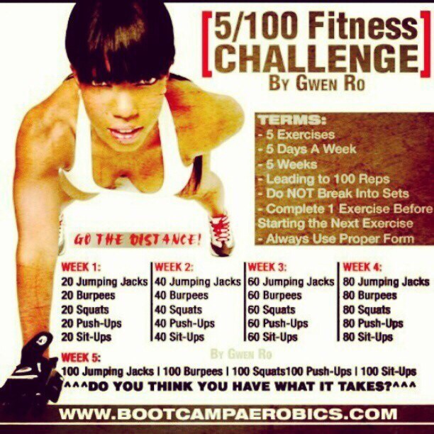 Get Fit! I Challenge You! 💪