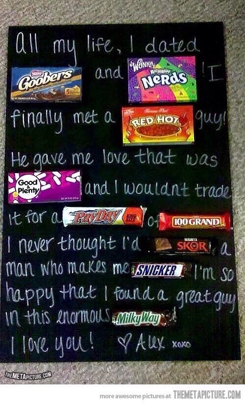 Punny And Sweet Candy Love Notes Ideas 😘💕
