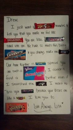 Punny And Sweet Candy Love Notes Ideas 😘💕