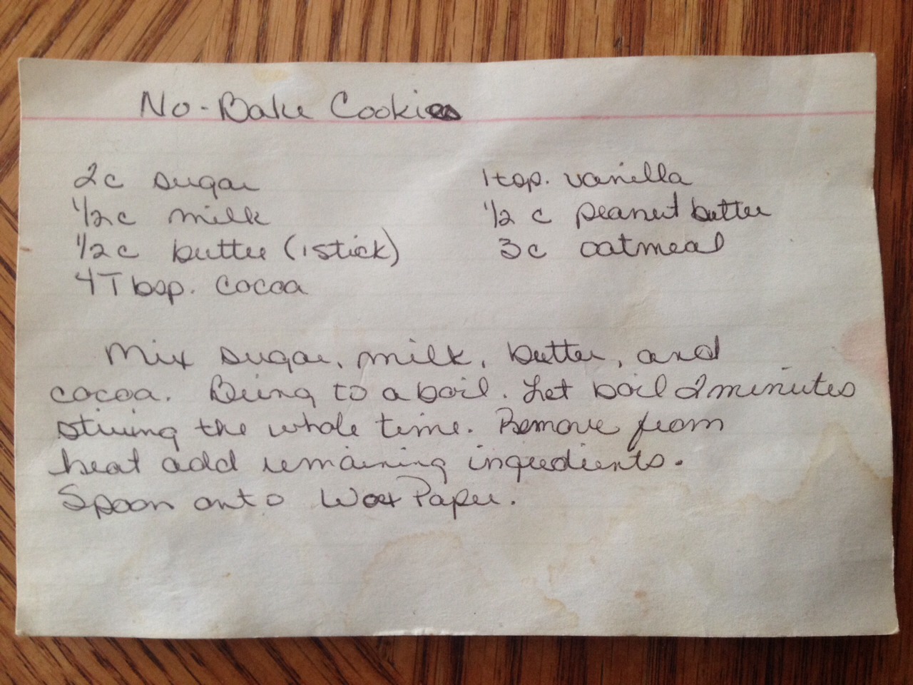 No Bake Oreo Cookies.