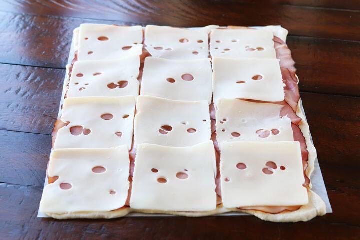 Hot Ham And Cheese Rolls