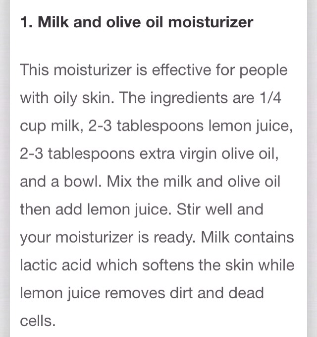 5 Homemade Skin Moisturizer Recipes