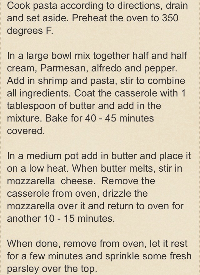 ✨ The Best Shrimp Pasta Casserole✨😋👌